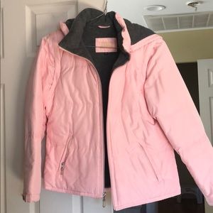 Pink winter coat